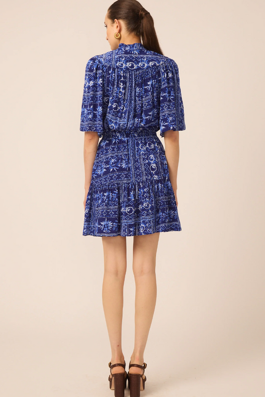 Gilner Farrar Adelyn Dress in Santorini Print