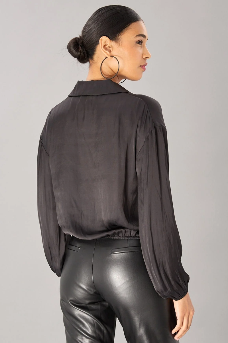 Green Surplice Blouse