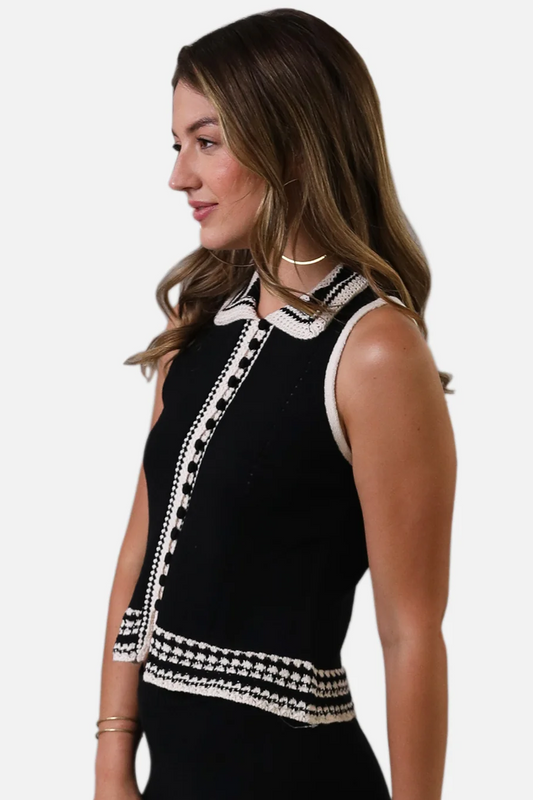 Central Park West Crochet Top