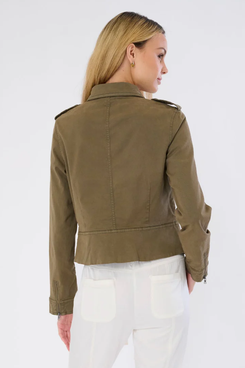 Corlys Stretch Cotton Snap Jacket