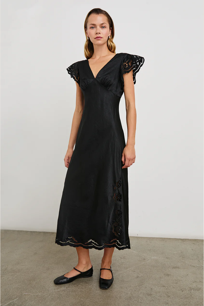 Mckenna Dress Black Eyelet