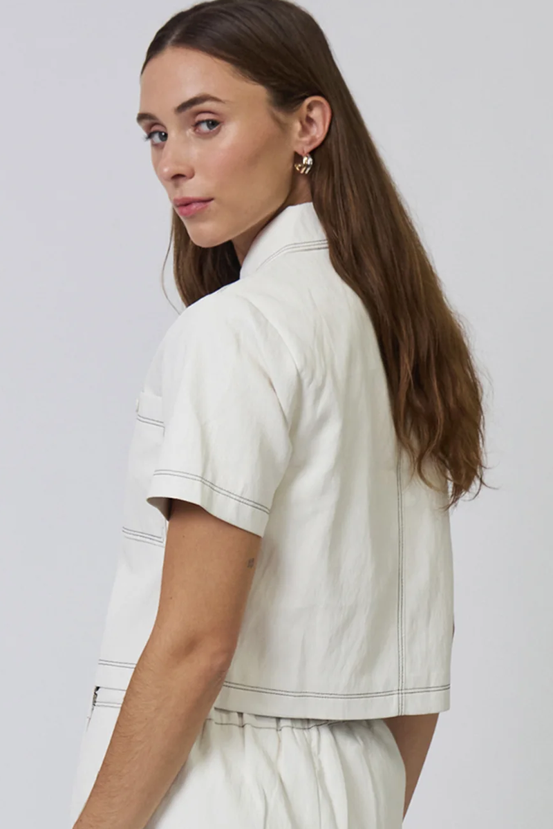 Central Park West Chelsea Vegan Cropped Jacket