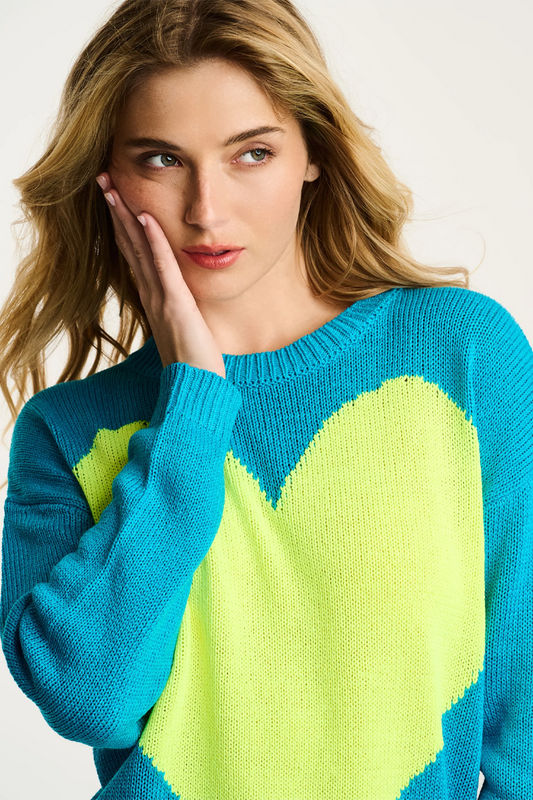 Lisa Todd Amore Mio Heart Sweater