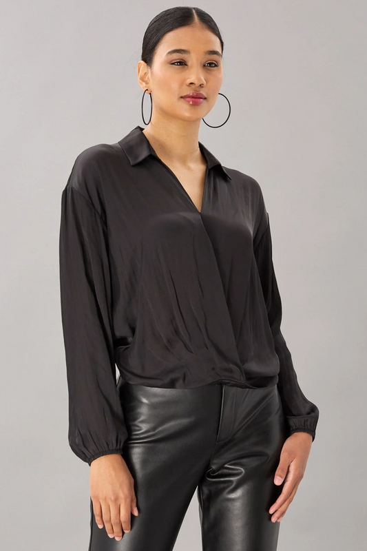 Green Surplice Blouse