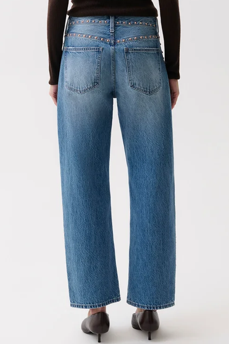 Pistola Lexi Mid Rise Bowed Straight