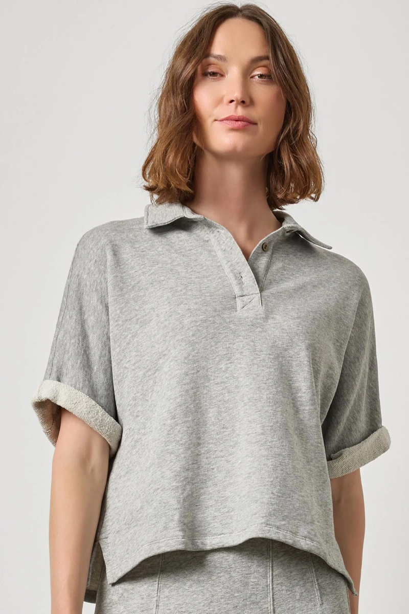 Lilla P Oversized Terry Polo & Pant Set