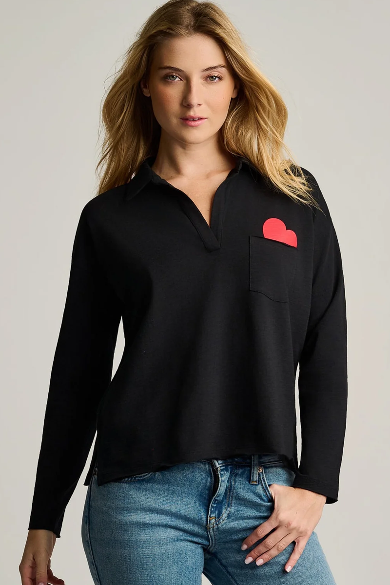 Lisa Todd Pocket Love Cotton T-Shirt