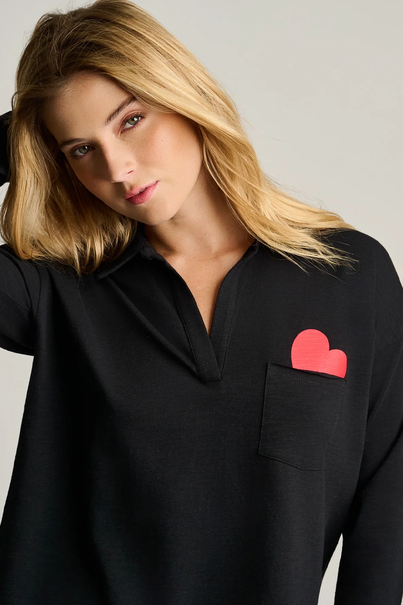 Lisa Todd Pocket Love Cotton T-Shirt