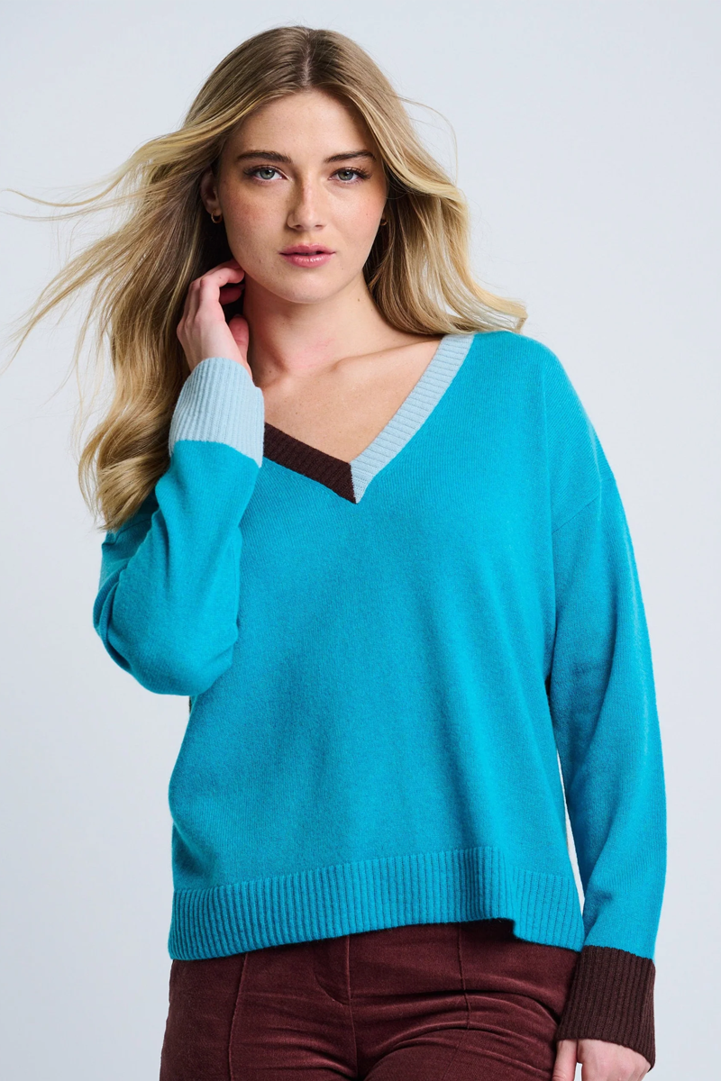 Lisa Todd Cashmere Color Wheel Sweater
