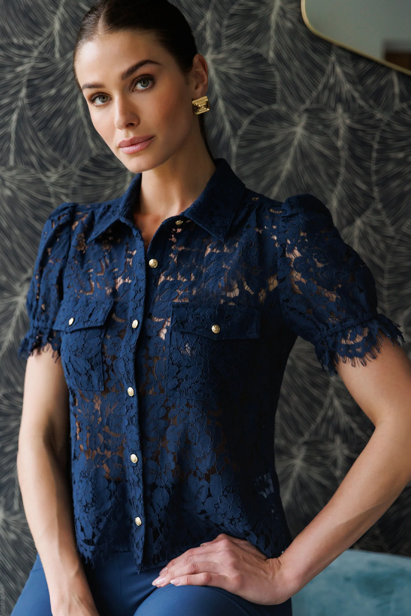 Generation Love Mikaelle Lace Shirt