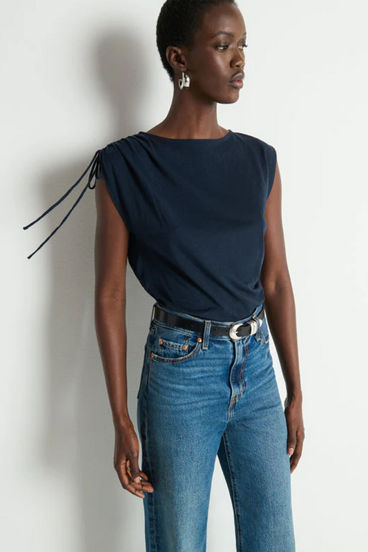 Nation Julie Shoulder Tie Top