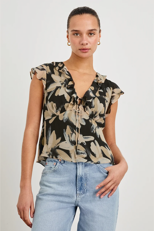 Carmine Top Charcoal Lily