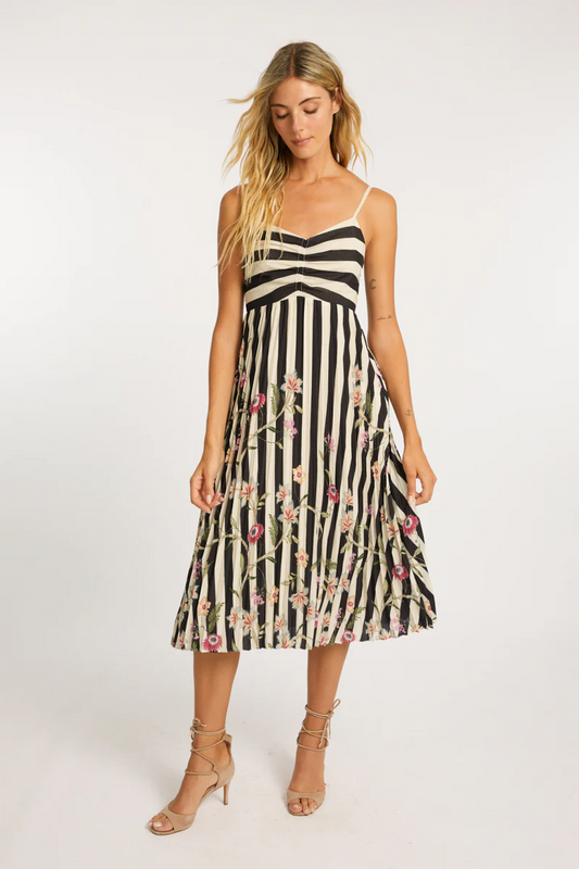Donna Dress - Stripe Vine