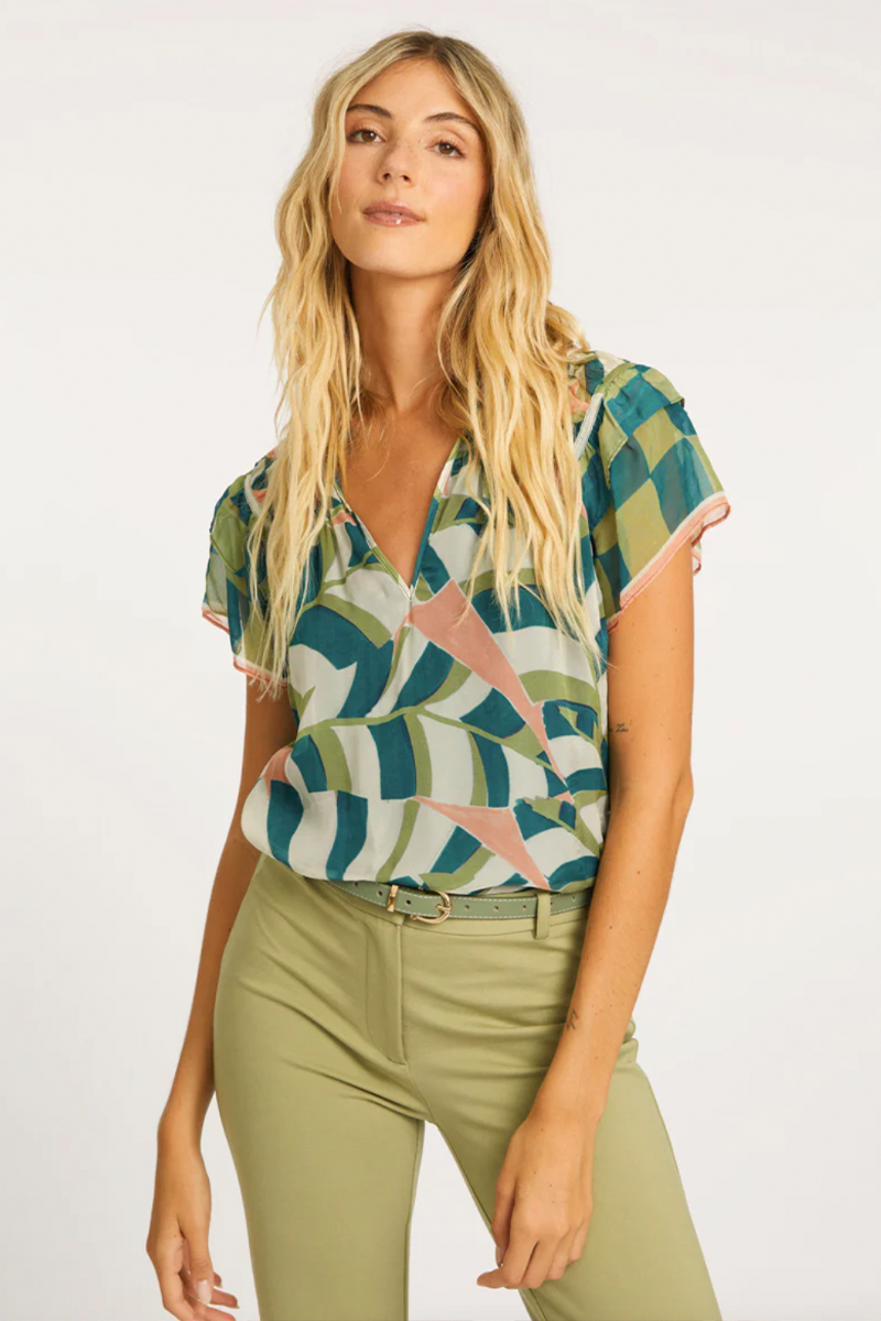 Kelsie Desert Mosaic Top