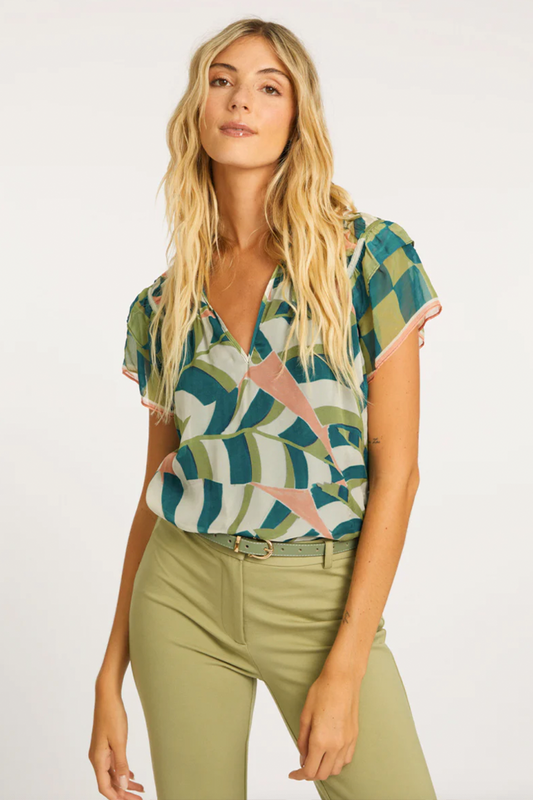 Kelsie Desert Mosaic Top