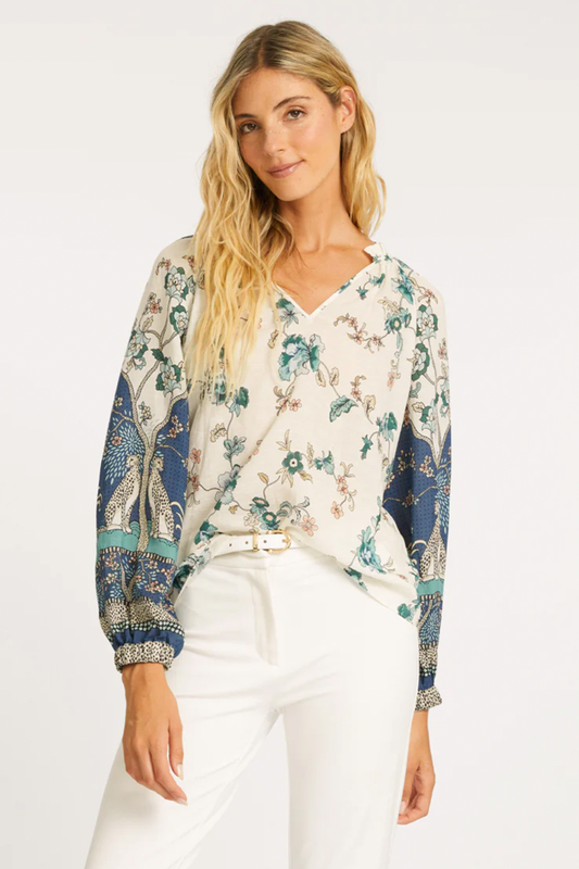 Miki Cheetah Reflections Top